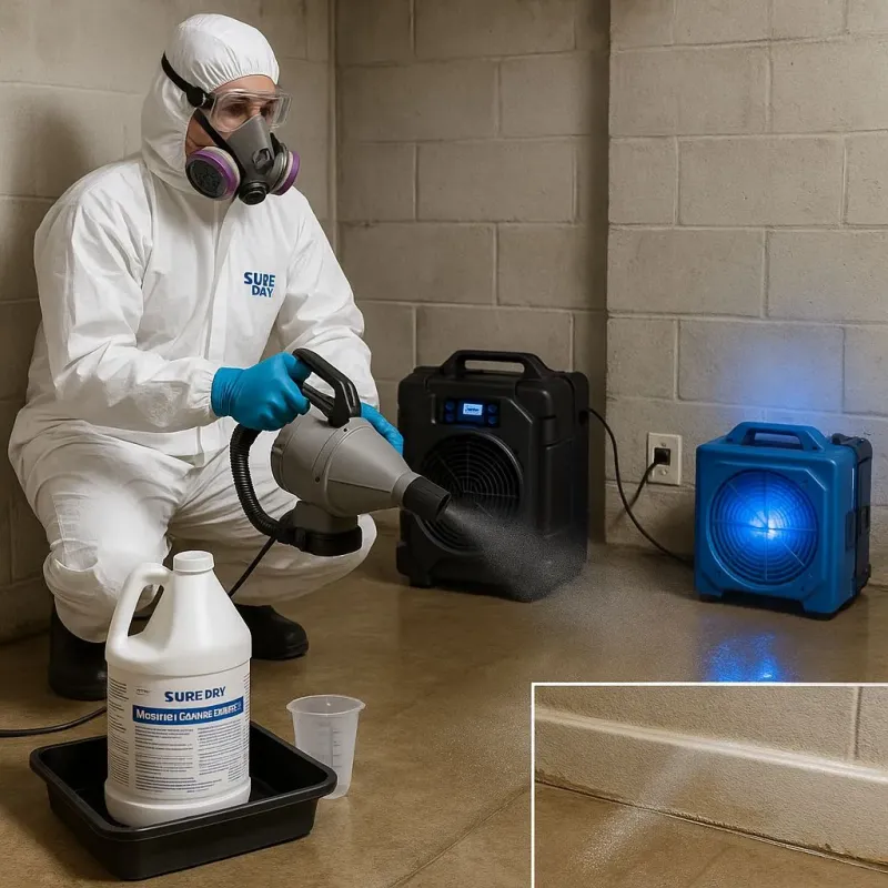 Sanitization and Odor Removal process in Mount Holly, VT
